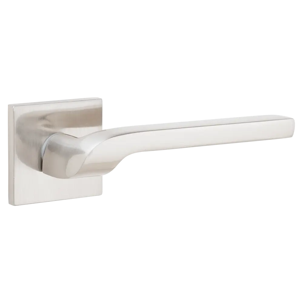 Дверная ручка на розетке Armex H-30173-A без запирания цвет никель STLM-2081367 - Вид №1