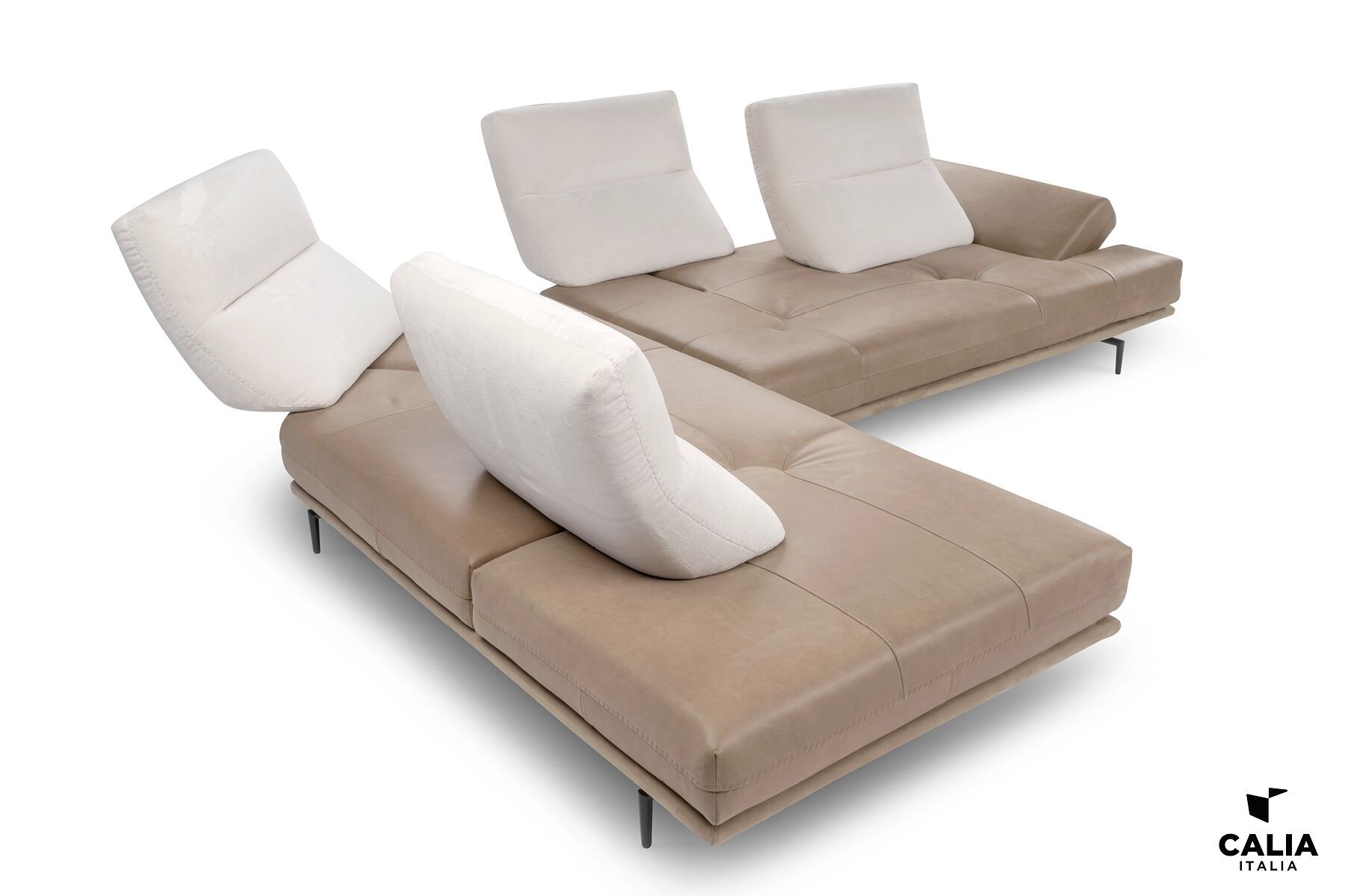 Кожаный угловой диван Calia Italia Superior ARCH-00010942 - Вид №3