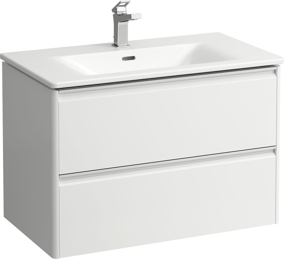 H8607052631041 Тумба с раковиной 800 мм, 2 ящика, включает в комплект органайзер LAUFEN PRO