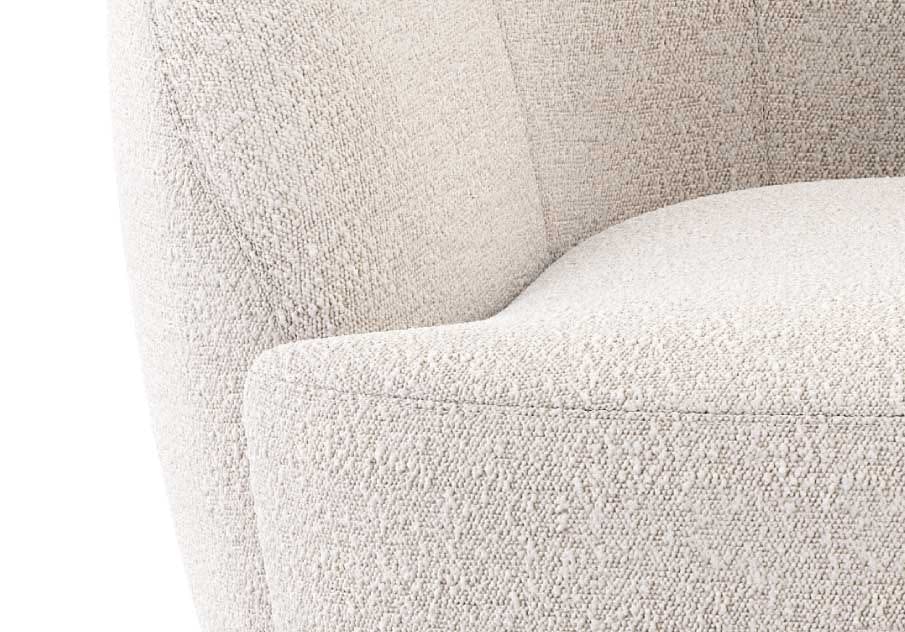 Мягкое кресло из микрофибры и бархата с подлокотниками Stylish Club клуб ARCH-00136825 - Вид №5