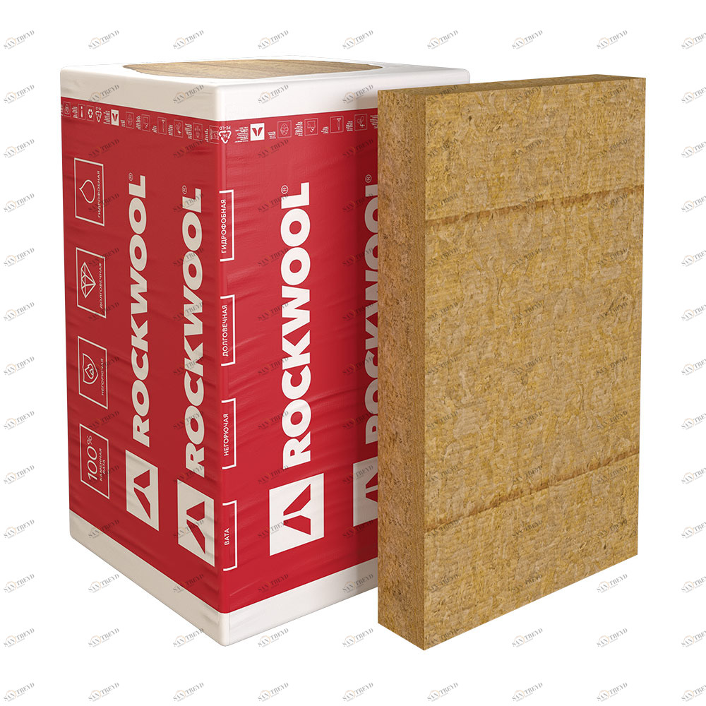 Утеплитель Rockwool Венти Баттс Оптима 1000х600х100мм (2,4м2; 0,24м3) 14096