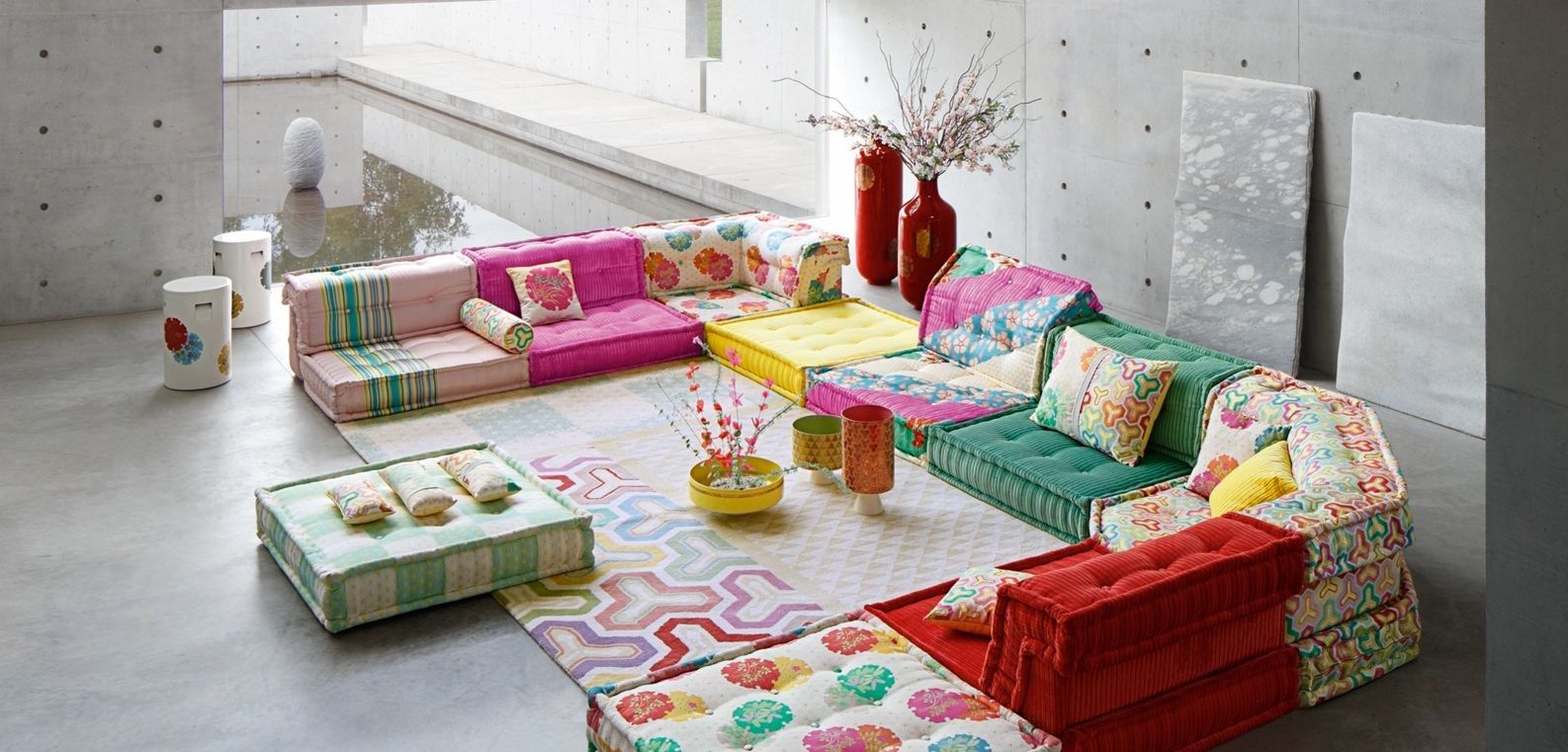 Угловой диван из ткани ROCHE BOBOIS Маджонг ARCH-00095462 - Вид №5