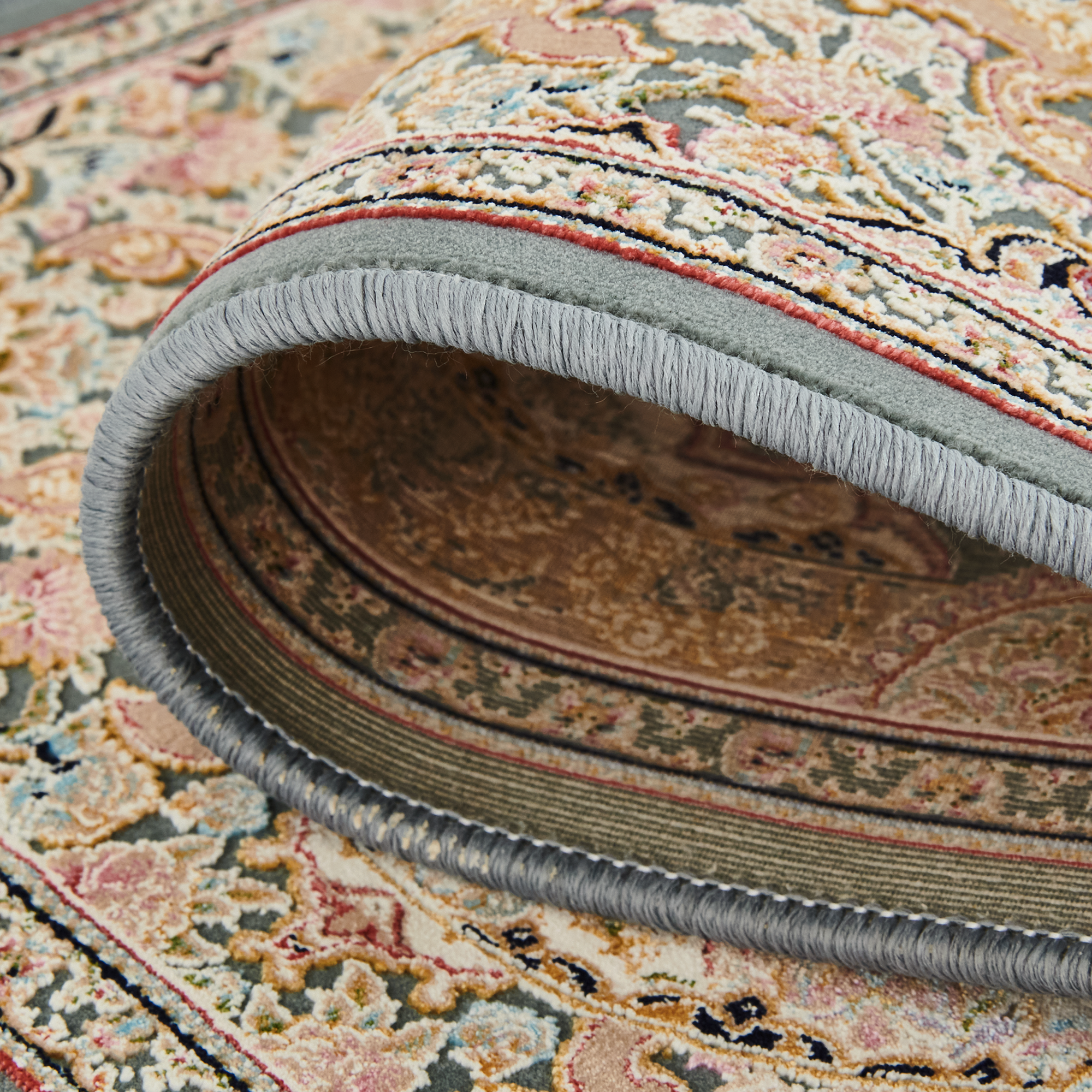 86370491 Ковер полиэстер Anosha 50х80 см цвет голубой STLM-0068233 Santreyd  - Вид №2