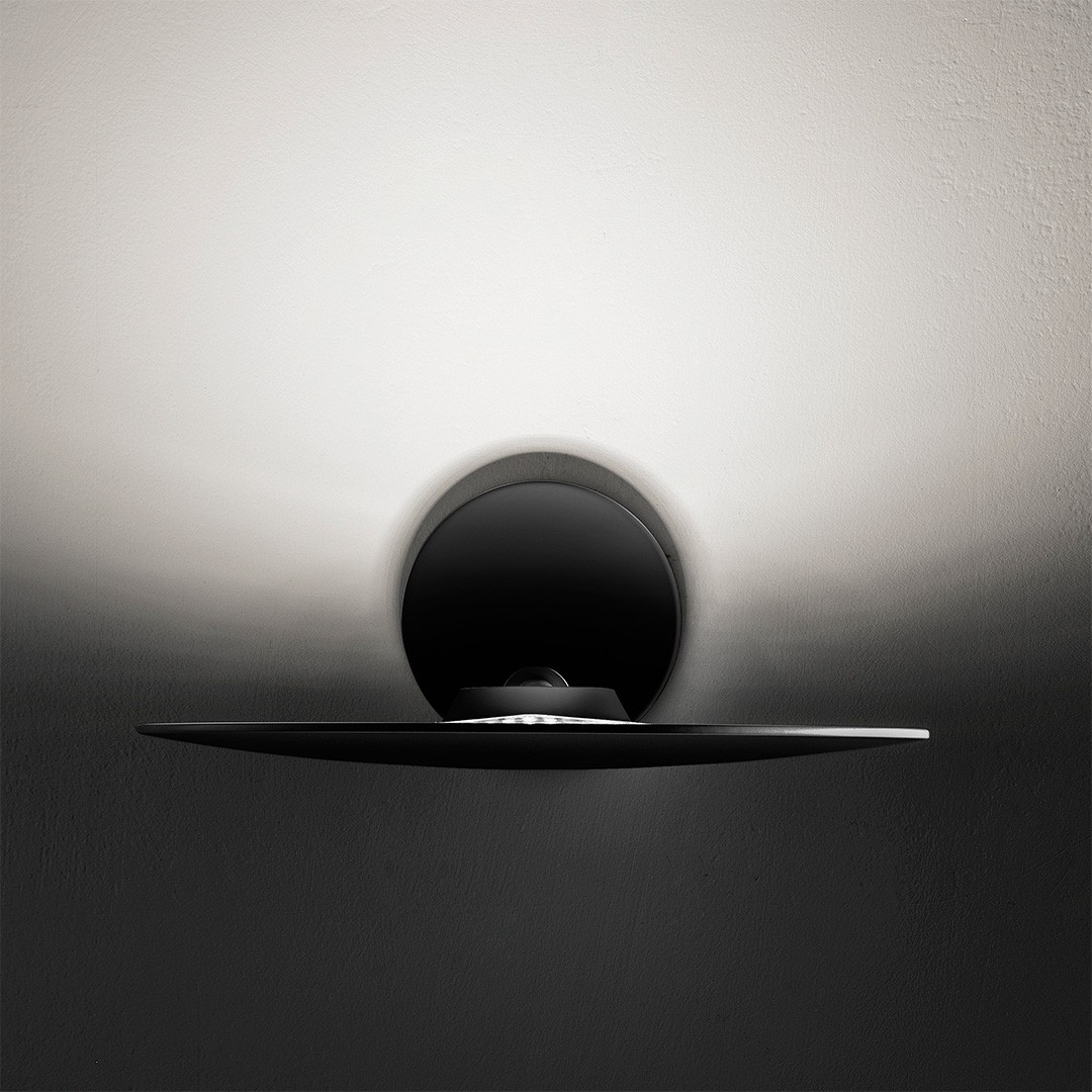 Lodes Puzzle Single Round 159010 черный светильник настенный 120065 - Вид №2