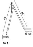 Rotaliana Настенный светильник из алюминия String sun-id-1438209 - Вид №2