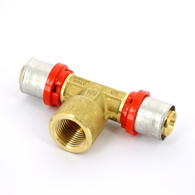 Тройник пресс-В TIEMME 20х1/2"х20 1650039 - Вид №1