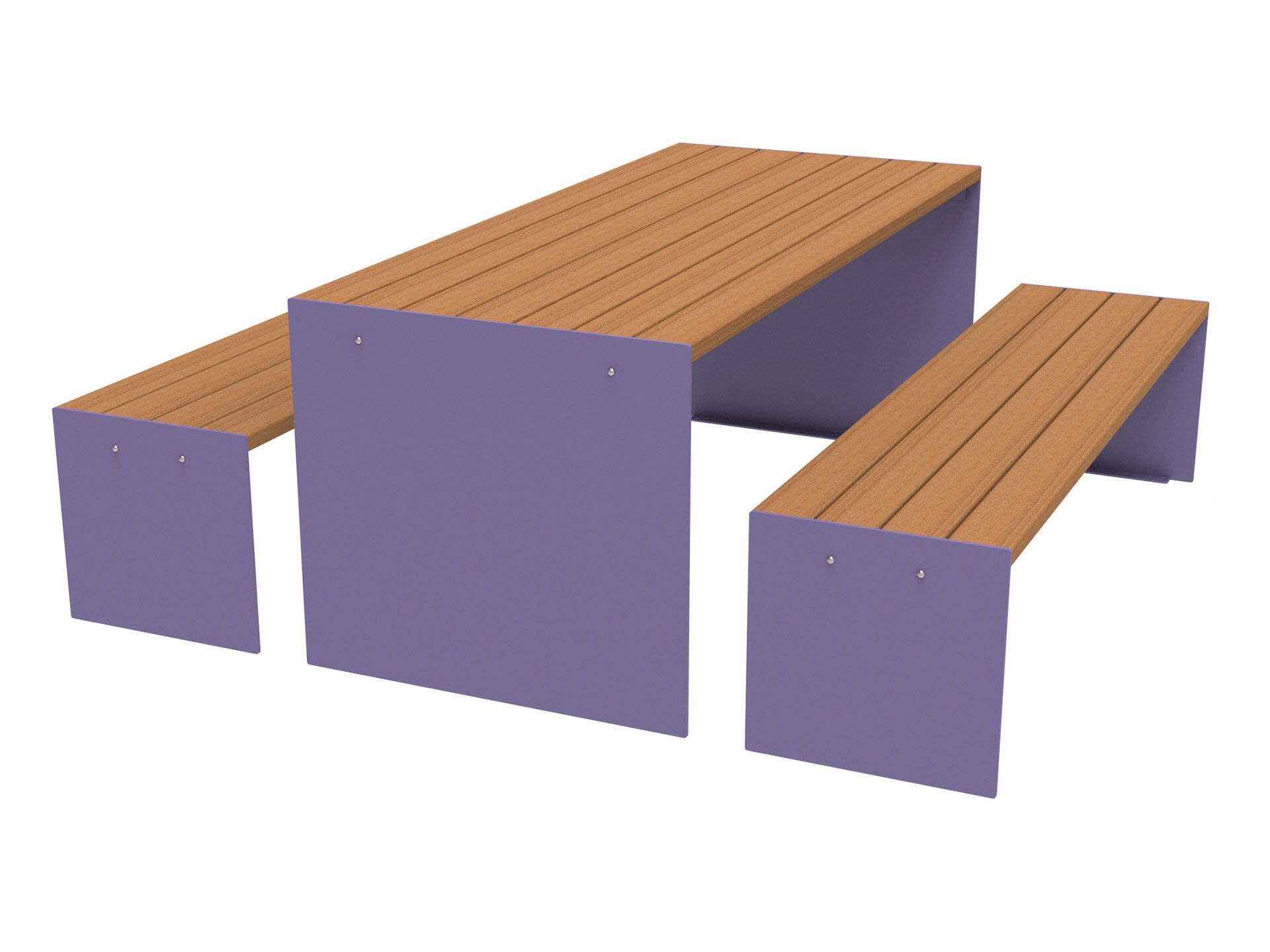 Стол для пикника со встроенными скамейками Lazzari Recto ARCH-00105488 - Вид №4