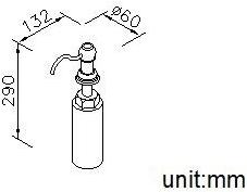 JUSTIME Дозатор для жидкого мыла Classik 6703-26-80 ab/pk/cp - Вид №3