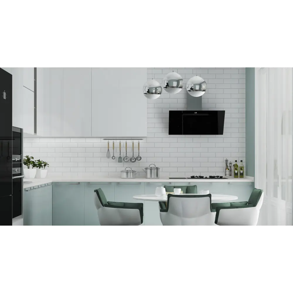 Плитка настенная Belani Брик 30х60 см 1.62 м² матовая цвет белый STLM-2014096 - Вид №6