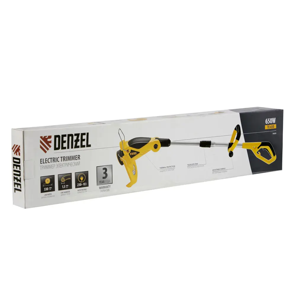 Триммер электрический Denzel TE-650 650 Вт STLM-2136998 - Вид №10