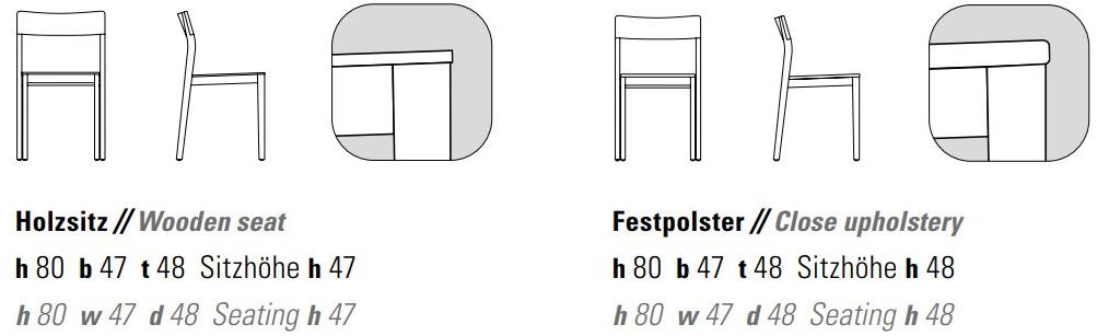 ZEITRAUM Штабелируемый стул из массива дерева Sit sun-id-1493768 - Вид №13