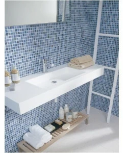 Подвесная раковина настенная овальная KRION  белая