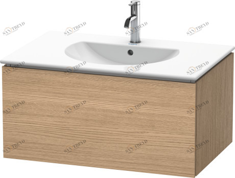 LC616205252 Тумбочка подвесная L-Cube #LC6162 820 x 534 мм Европейский дуб, декор Duravit