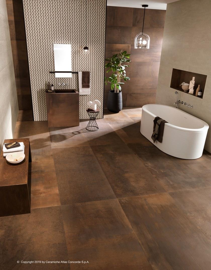 Atlas Concorde Белая плитка для стен с эффектом бетона Raw sun-id-1483334 - Вид №36