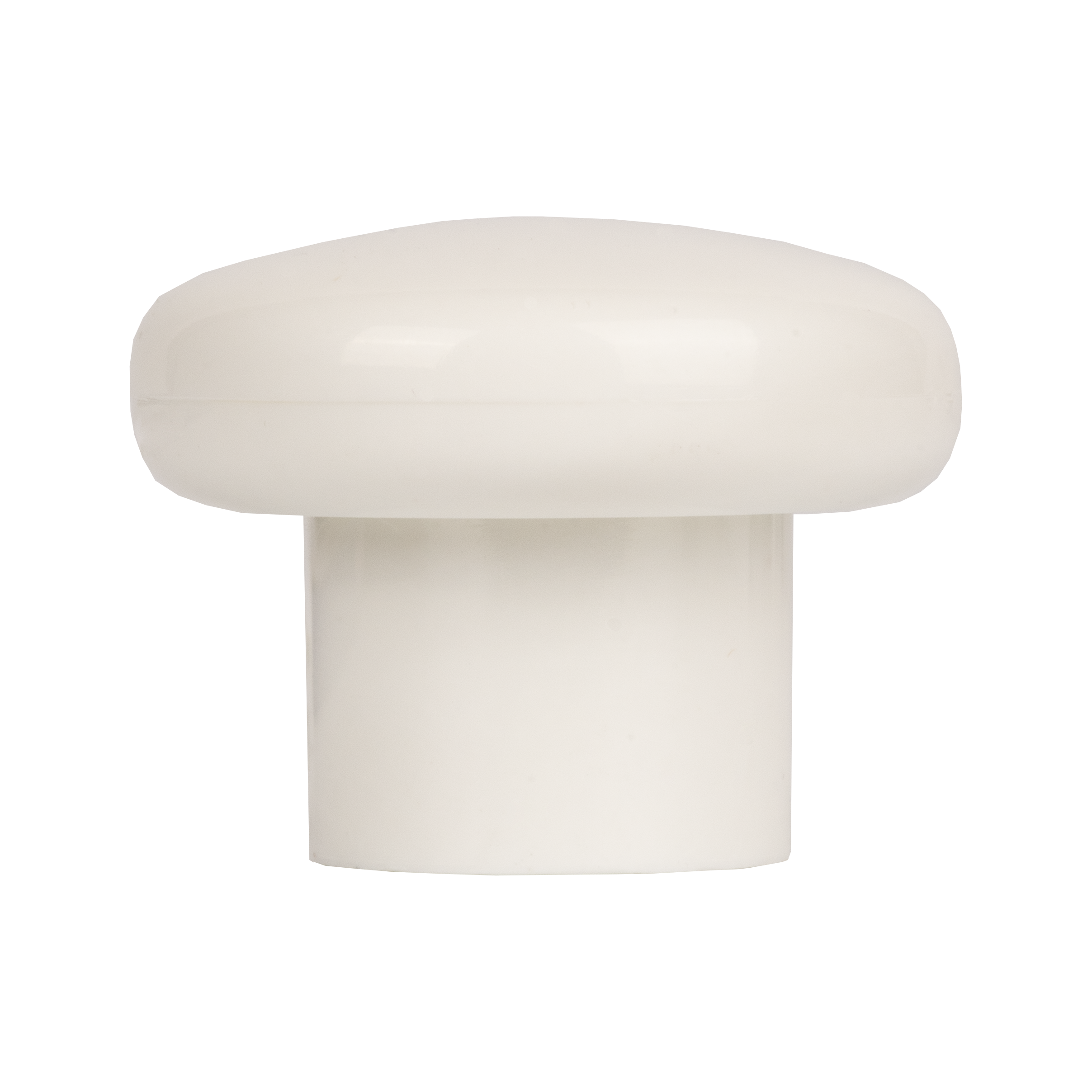 86728651 Ручка-кноб К-1 пластик цвет белый STLM-0071001 Santreyd  - Вид №1