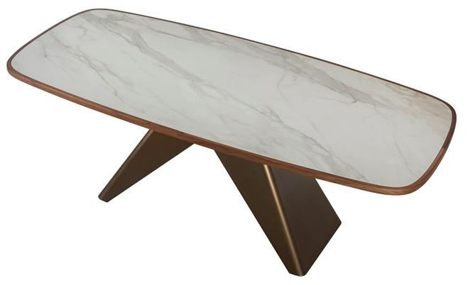 Tonin Casa Прямоугольный стол из керамогранита на стальной основе sun-id-1346642 - Вид №7