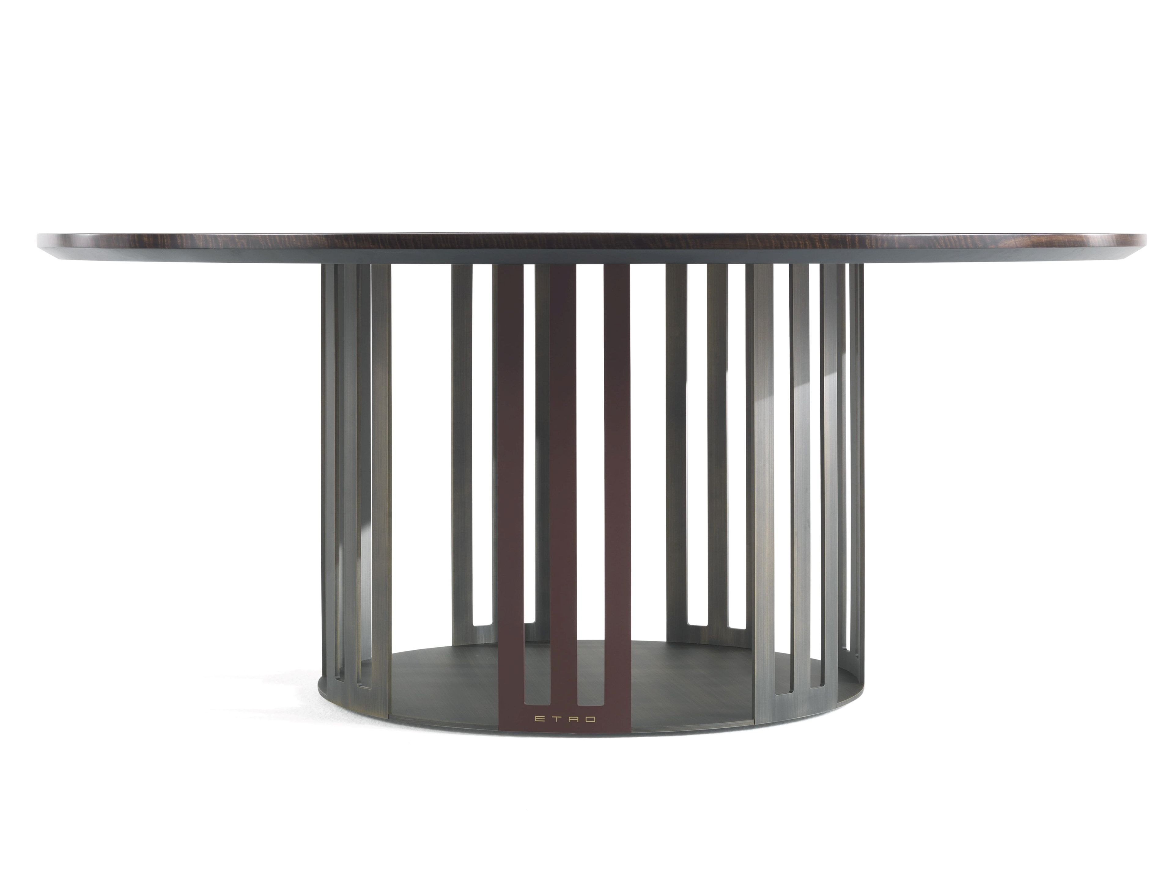 Круглый эвкалиптовый стол с Lazy Susan ETRO Home Interiors Klee ARCH-00069917 - Вид №1