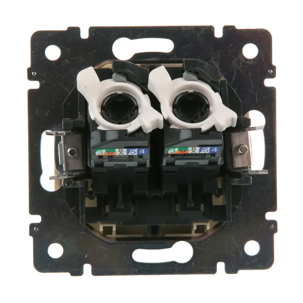 Двойная компьютерная розетка Legrand Valena Classic для сетевых подключений 12553999 STLM-0002230 - Вид №4