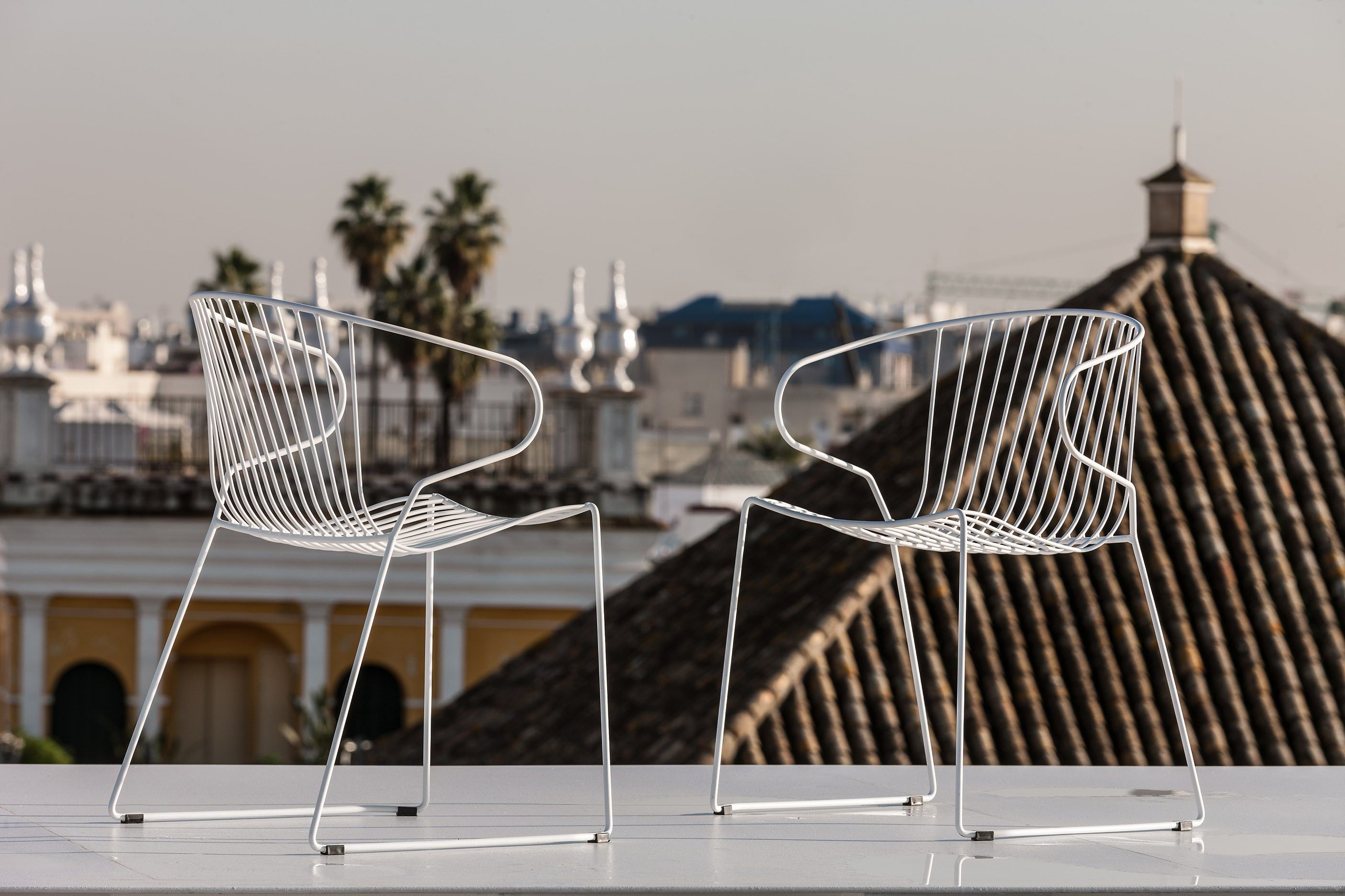 Штабелируемый стальной стул с подлокотниками iSimar Bolonia ARCH-00107047 - Вид №50