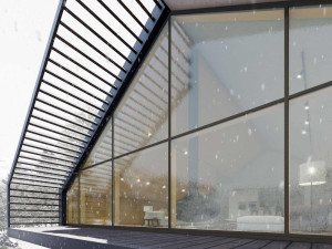 Деревянная система навесной стены