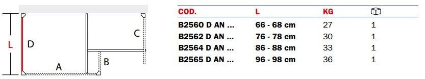 INDA® Стеклянная душевая кабина Walk in 6mm sun-id-1414933 - Вид №9