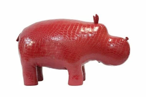 Пуф "Бегемот" красный EUROSON БЕГЕМОТ, ЖИВОТНЫЕ 125952 Красный