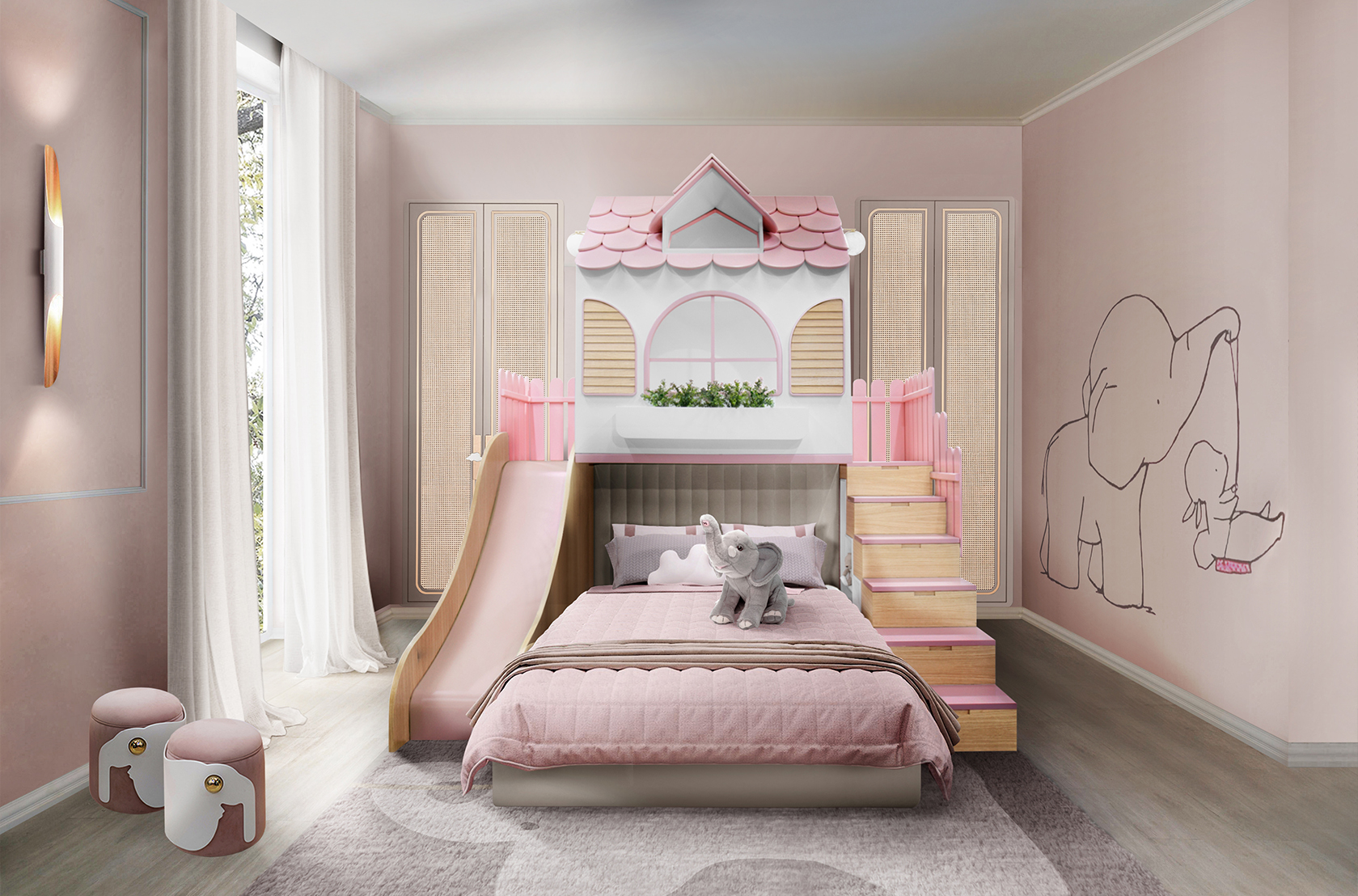 CIST774 Детские ковры Силовой слон Circu  - Вид №8