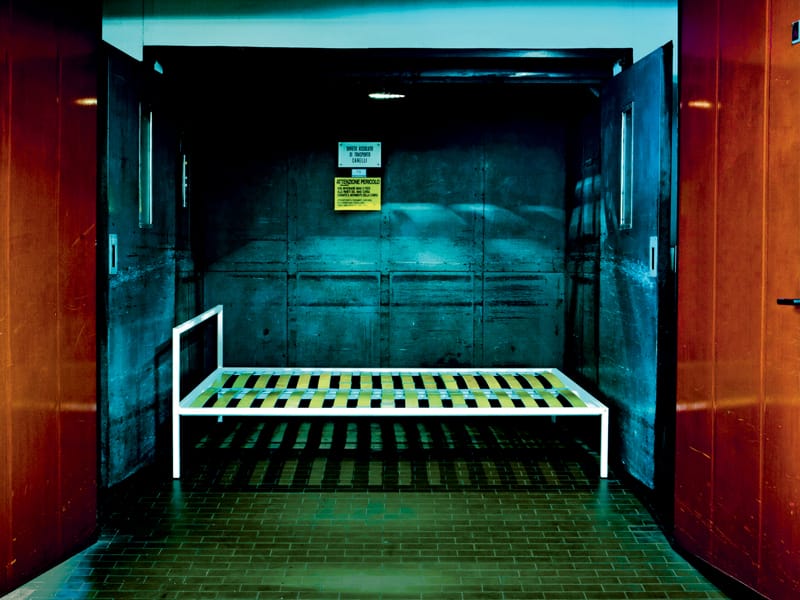 Стальная двуспальная кровать Zanotta NYX ARCH-00045124 - Вид №1