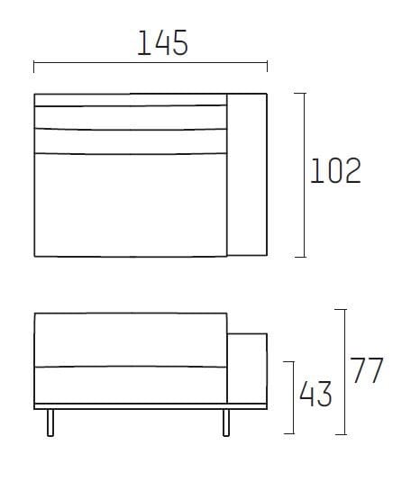 Секционный диван с огнестойкой обивкой Piet Boon DON living ARCH-00064056 - Вид №15