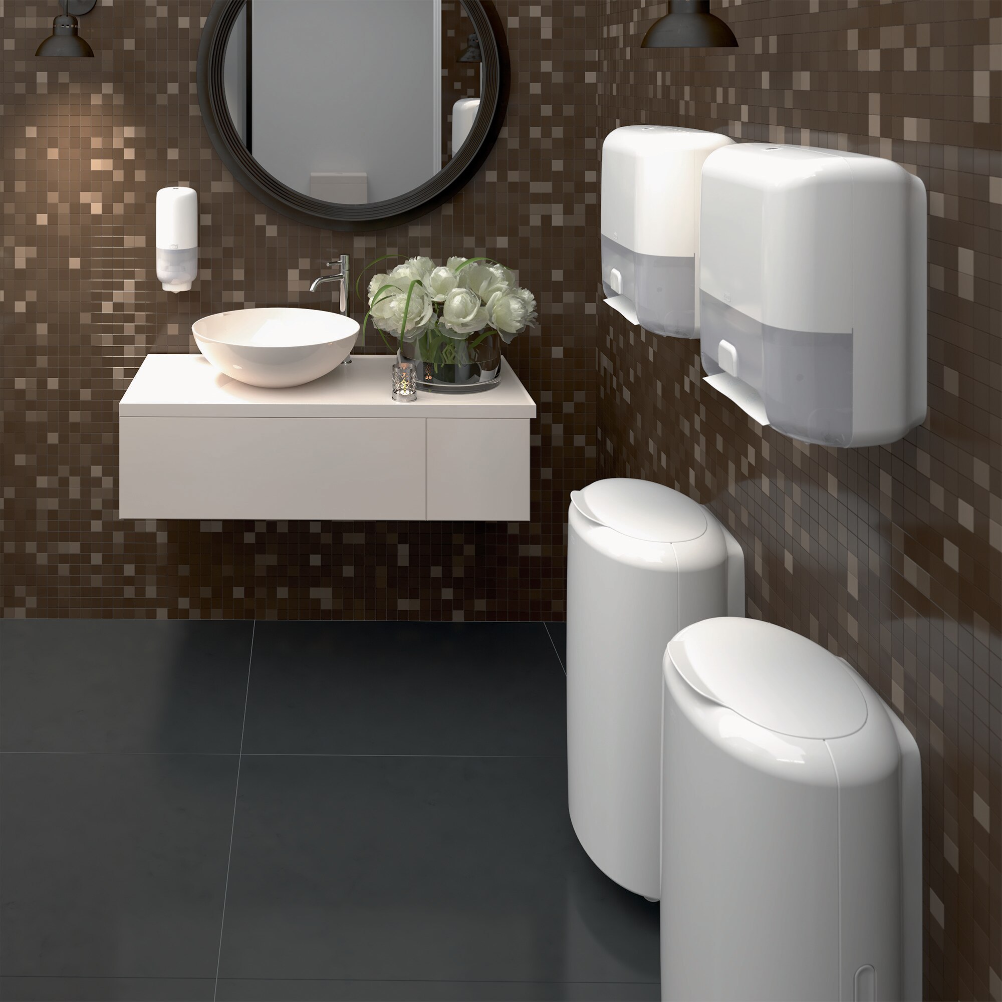 56160039 Диспенсер для мыла и дезинфицирующих средств - с датчиком intuition™ Tork  - Вид №4