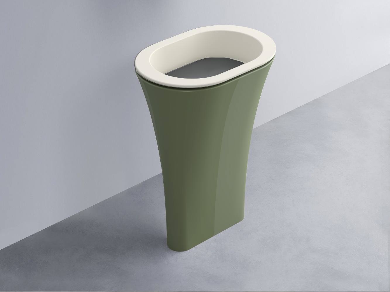 AMLA65-TL+AMPILO-CM+AMCOLO-AG Раковина Amedeo Ovale отдельностоящая cielo Enjoy + Amedeo Ceramica Cielo