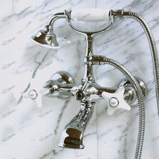 Смеситель для ванны настенный UTWR733CR Devon Devon WHITE ROSE Devon&Devon