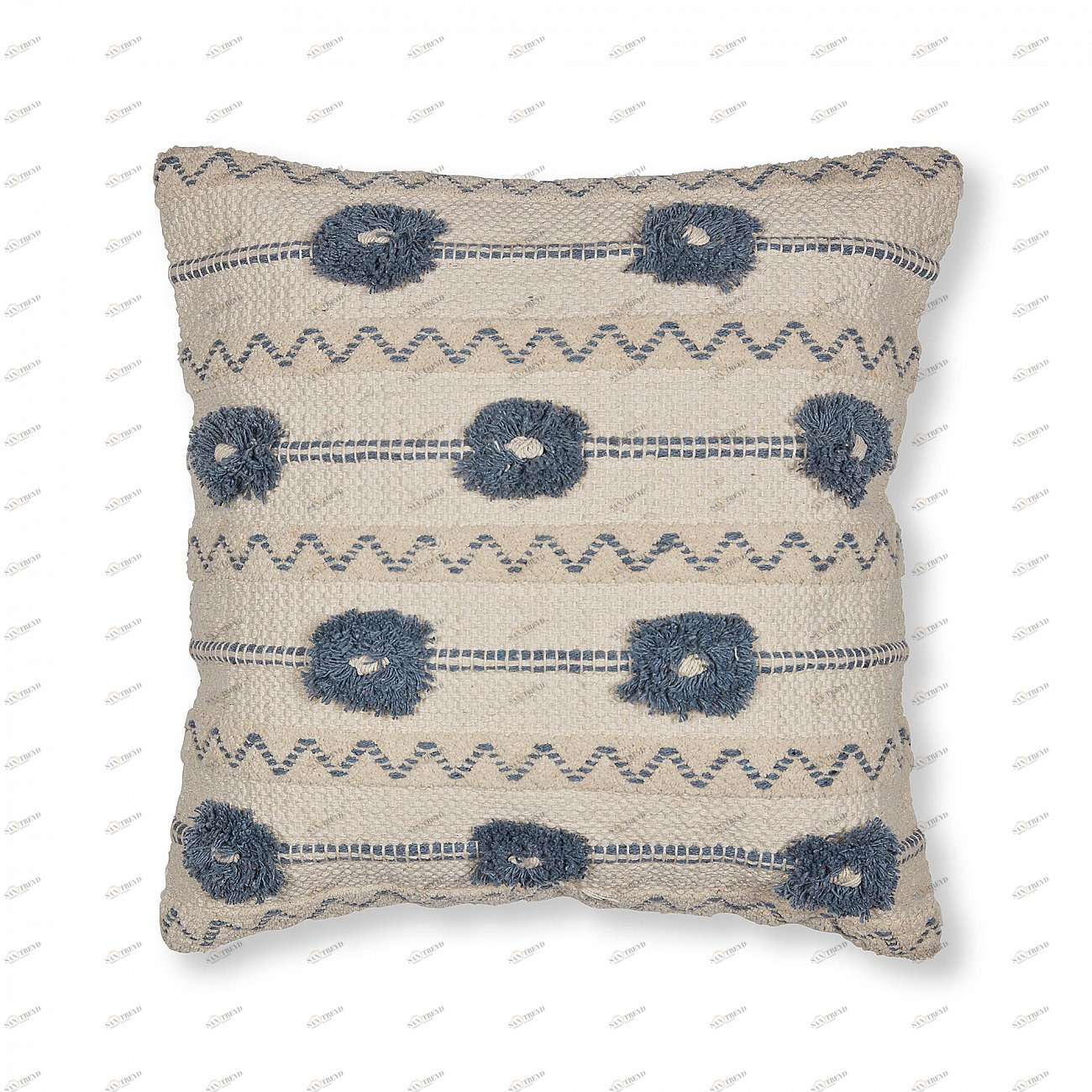 Чехол на подушку Blue Leander cushion от La Forma LA FORMA ОРНАМЕНТ 289173 Серый 