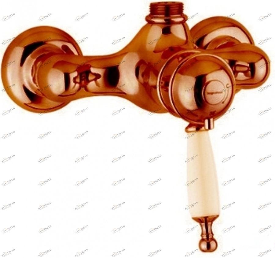 Смеситель MIGLIORE Oxford ML.OXF-6337.RA с термостатом для душевой колонны, медь ML.OXF-6337.bi.ra