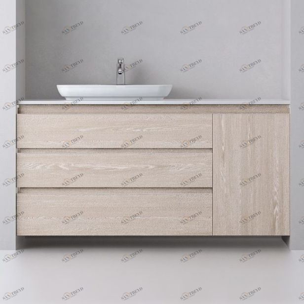 Avila Dos Тумба 160 (3 ящика, 1 дверка) с раковиной NOVA Color R6 Advance Trendy 270433301204420120298