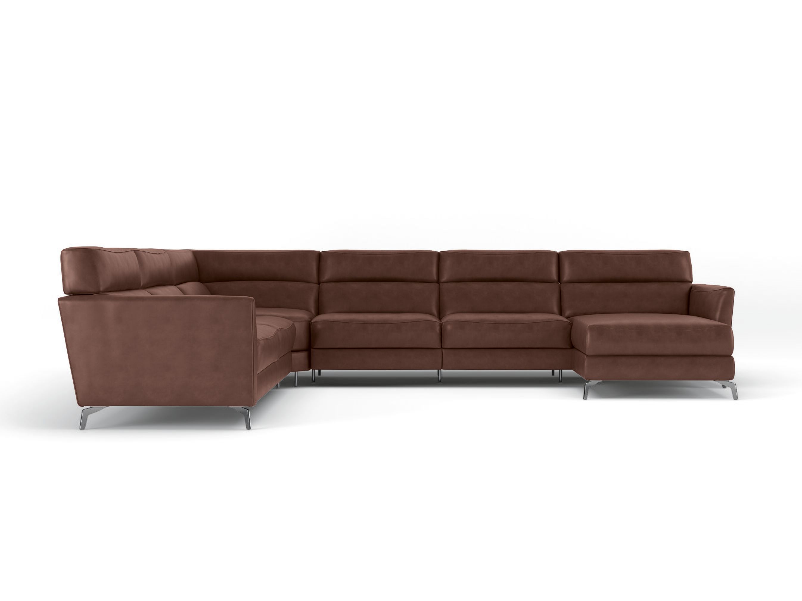 Кожаный угловой диван с откидной спинкой Natuzzi Italia Стэн ARCH-00131090 - Вид №3