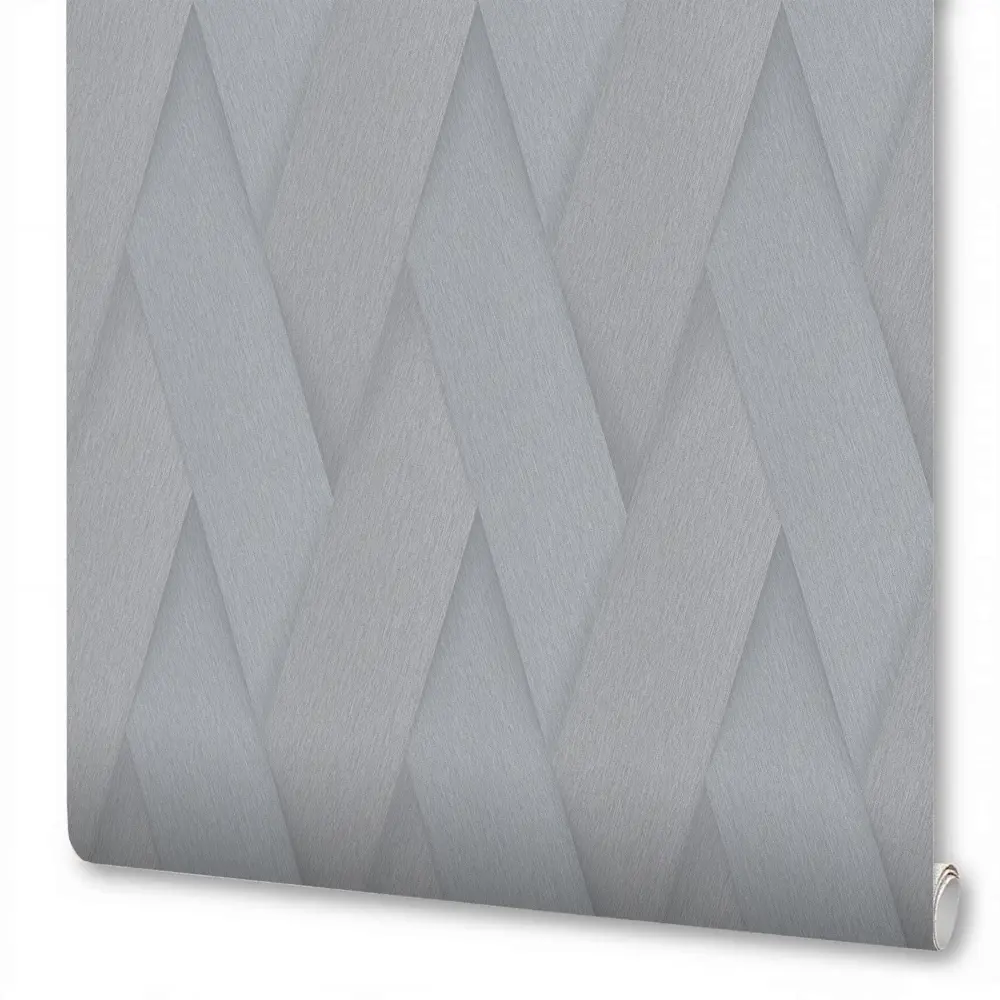 Обои флизелиновые New Age Vektor серые с рельефным полосатым рисунком 1.06 м 89433217 STLM-1575880