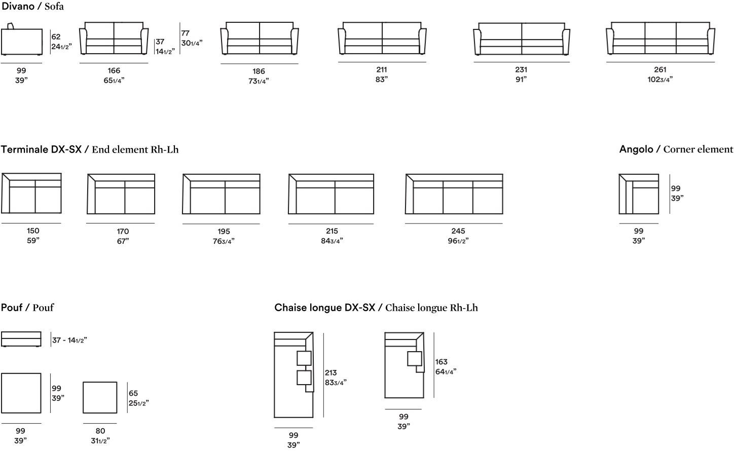JESSE 3-х местный модульный диван из ткани Renè sun-id-1505584 - Вид №3