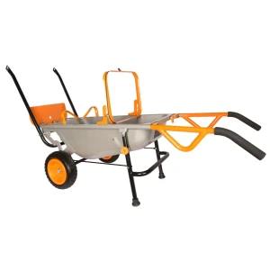 Тачка садовая двухколесная 135 кг/67 л WORX WG050 Aerocart