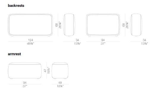 Тканевый модульный садовый диван Lapalma Plus OUTDOOR ARCH-00095372 - Вид №30