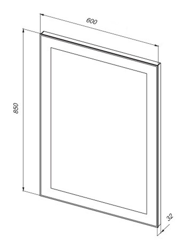 77.9011W Зеркало Dreja  - Вид №1