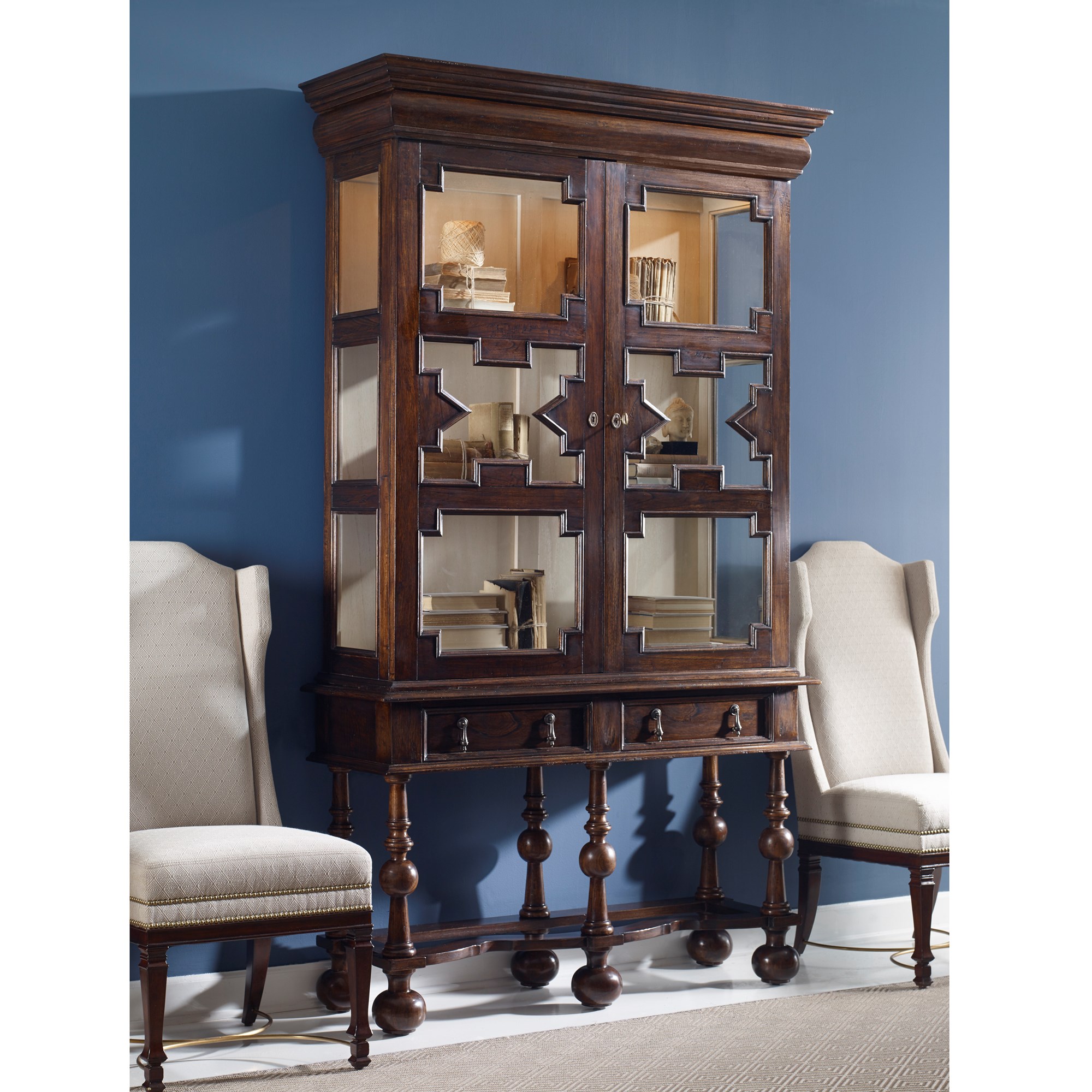 Шкафы 17560-890-090 William & Mary Tall Cabinet Ambella  - Вид №4