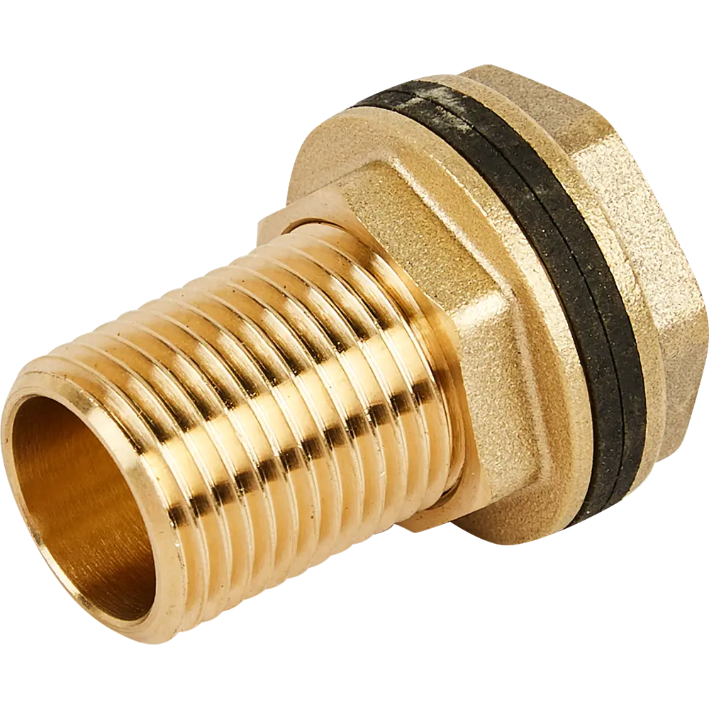 Штуцер для бочки BOUTTE 1/2" латунный с наружной резьбой 87271023 STLM-0956770