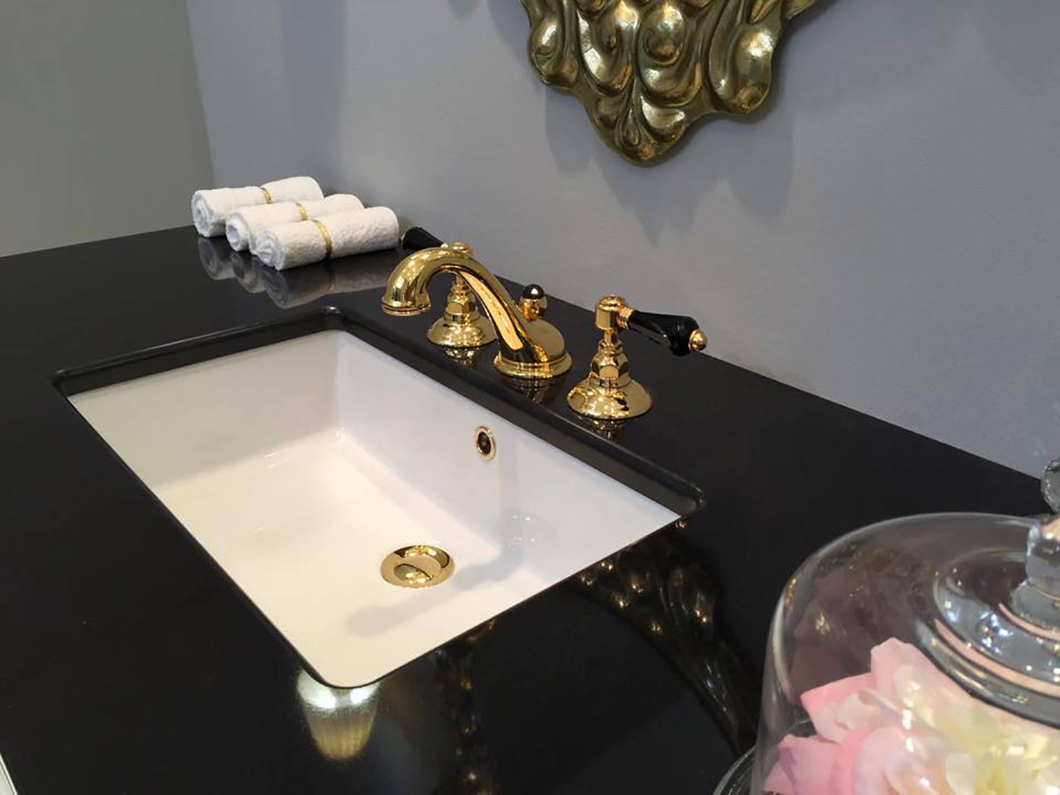 1401 ** 93+5574 Полный комплект ванны Nicolazzi Series Half Dome Crystal  - Вид №2