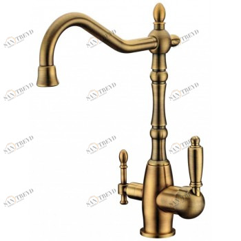 Zorg ZR 312 YF-33 Br бронза Смеситель для кухни Zorg 355х230 мм 