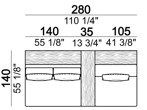 Тканевый модульный садовый диван Arketipo SANTOS ARCH-00052540 - Вид №36