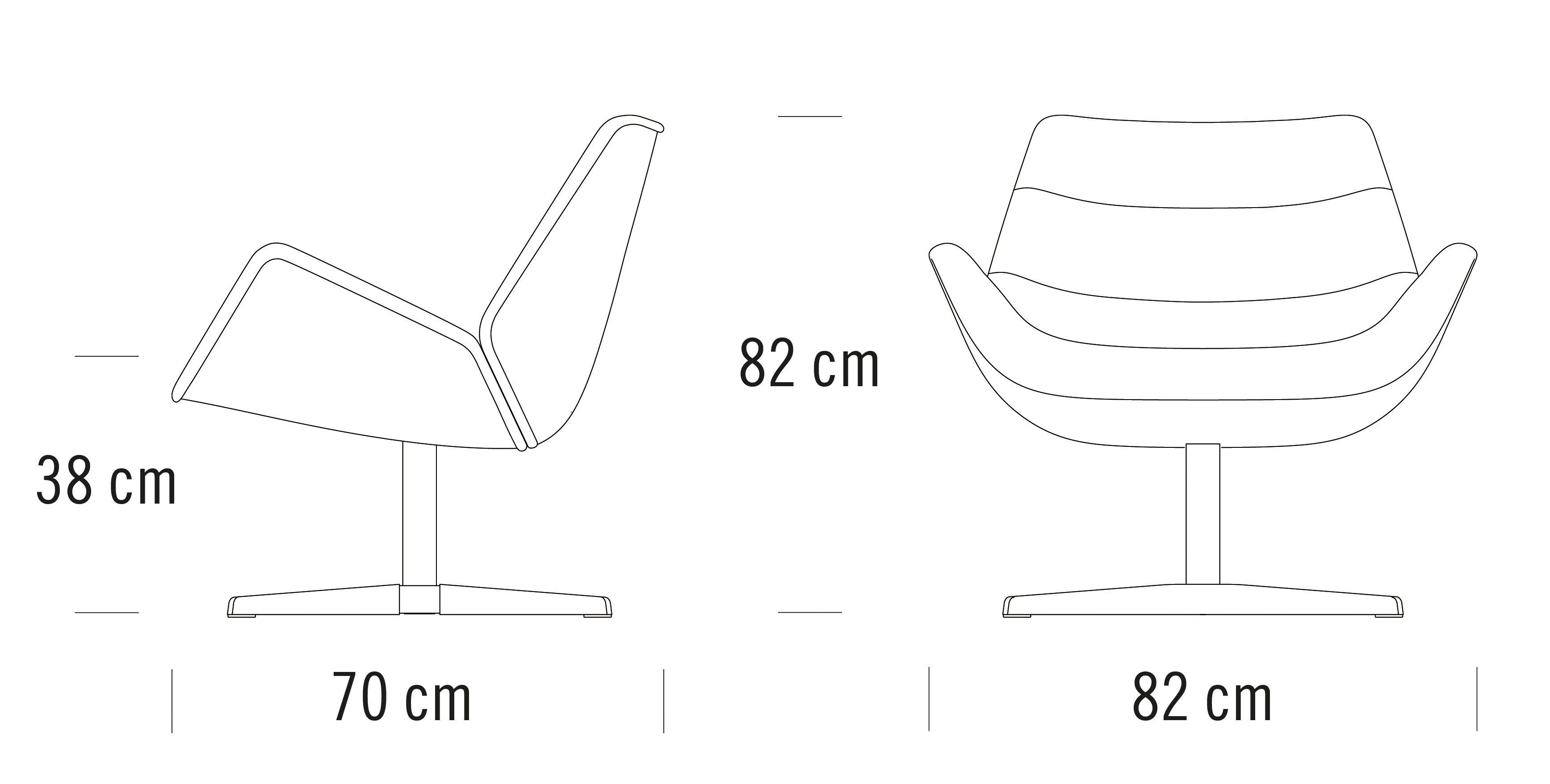 Тканевое кресло с подлокотниками THONET 808 ARCH-00092859 - Вид №15