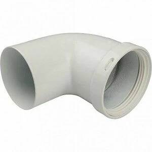 Отвод STOUT 90 градусов для дымохода D80