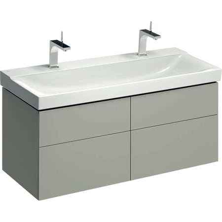 500.518.43.1 Шкафчик для раковины Geberit Xeno², шириной от 120 см, с четырьмя выдвижными ящиками Geberit  - Вид №6