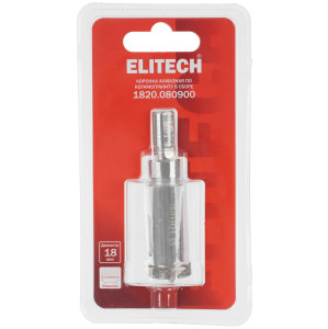 Алмазная коронка Elitech 1820.080900 9187030